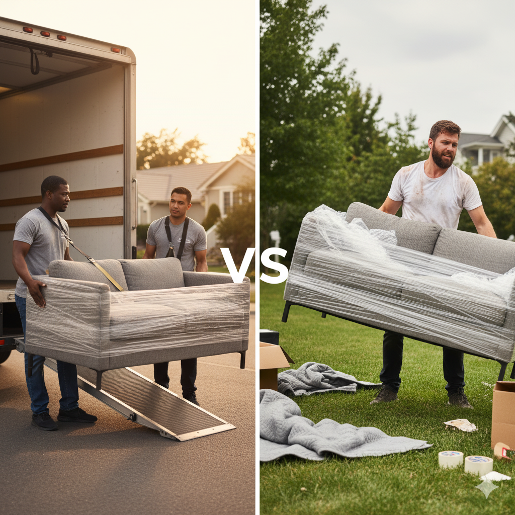 Hire mover vs DIY