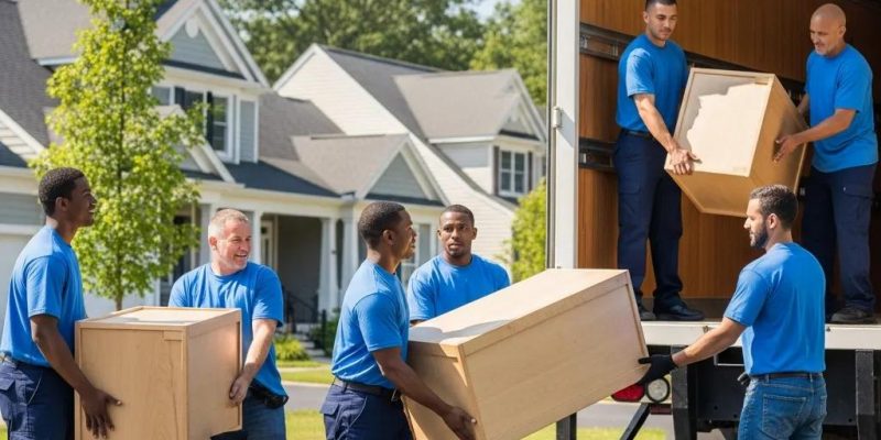 Professional movers loading furniture into a truck in Stone Ridge NY, showcasing teamwork and efficiency